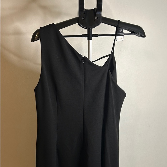 DKNY Elegant Black Asymmetrical Dress - Picture 7 of 15